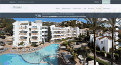 Desktop Screenshot of hotelpergolamallorca.com