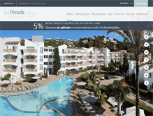 Tablet Screenshot of hotelpergolamallorca.com